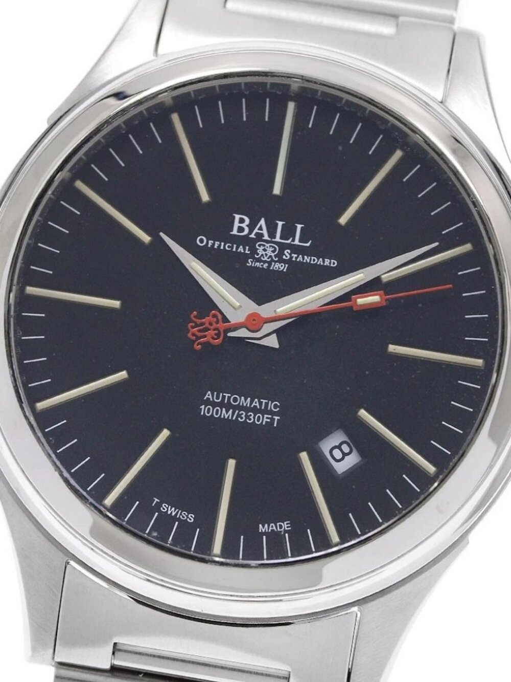 BALLWATCH Fireman NM2188C-S3-BK Date black Dial Automatic Men's Watch_918521